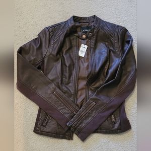 Express faux leather jacket